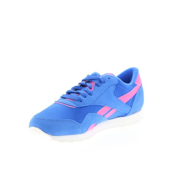 Reebok Womens Classic Nylon Blue Shoes (NWT) - Picture 4 of 7